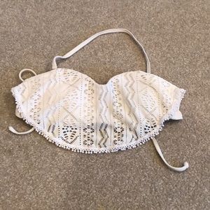 White swimming top for women